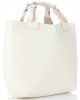 Kožené kabelka shopper bag Vera Pelle světle béžová 854